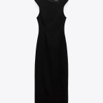 ĐẦM MIDI KHOÉT HAI TAY