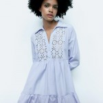 ĐẦM MIDI THÊU HOẠ TIẾT 