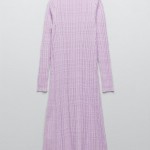 ĐẦM TUNIC VẢI XUYÊN THẤU DỆT KIM