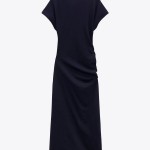 ĐẦM VẢI PHA LEN XẾP NẾP