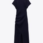 ĐẦM VẢI PHA LEN XẾP NẾP