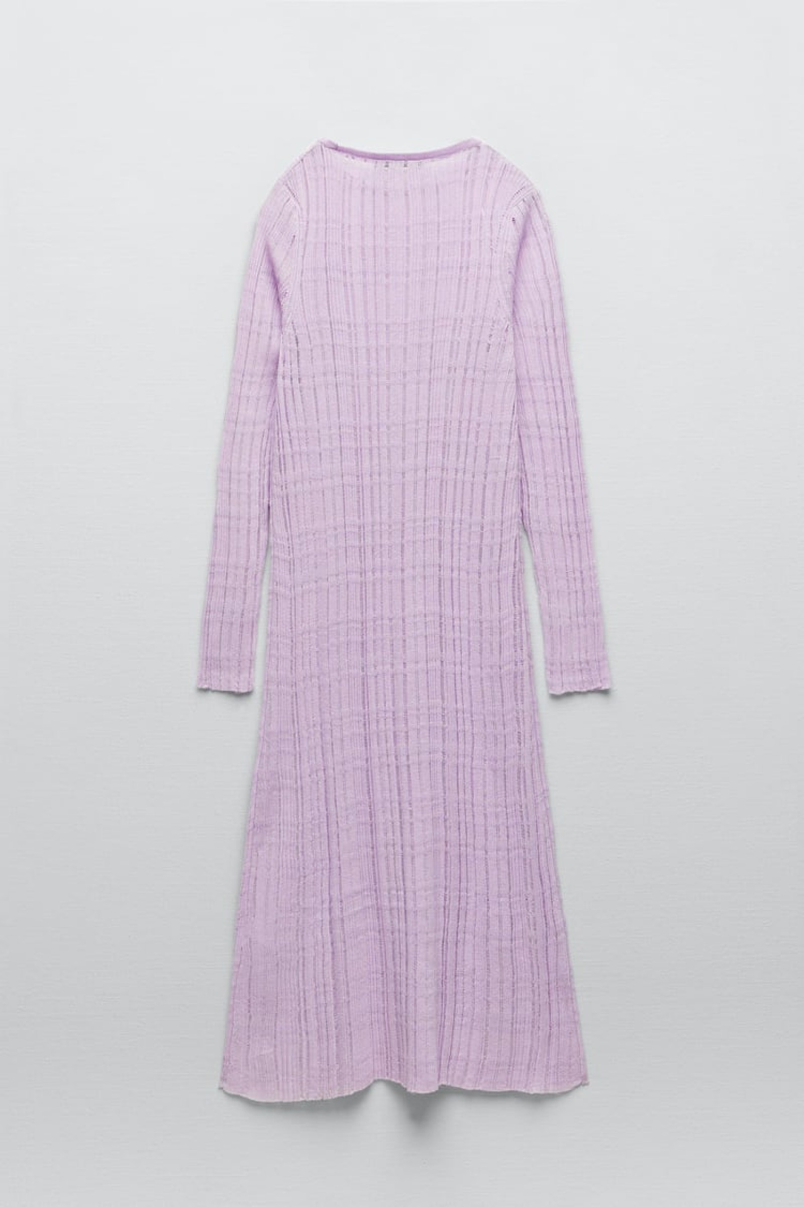 ĐẦM TUNIC VẢI XUYÊN THẤU DỆT KIM