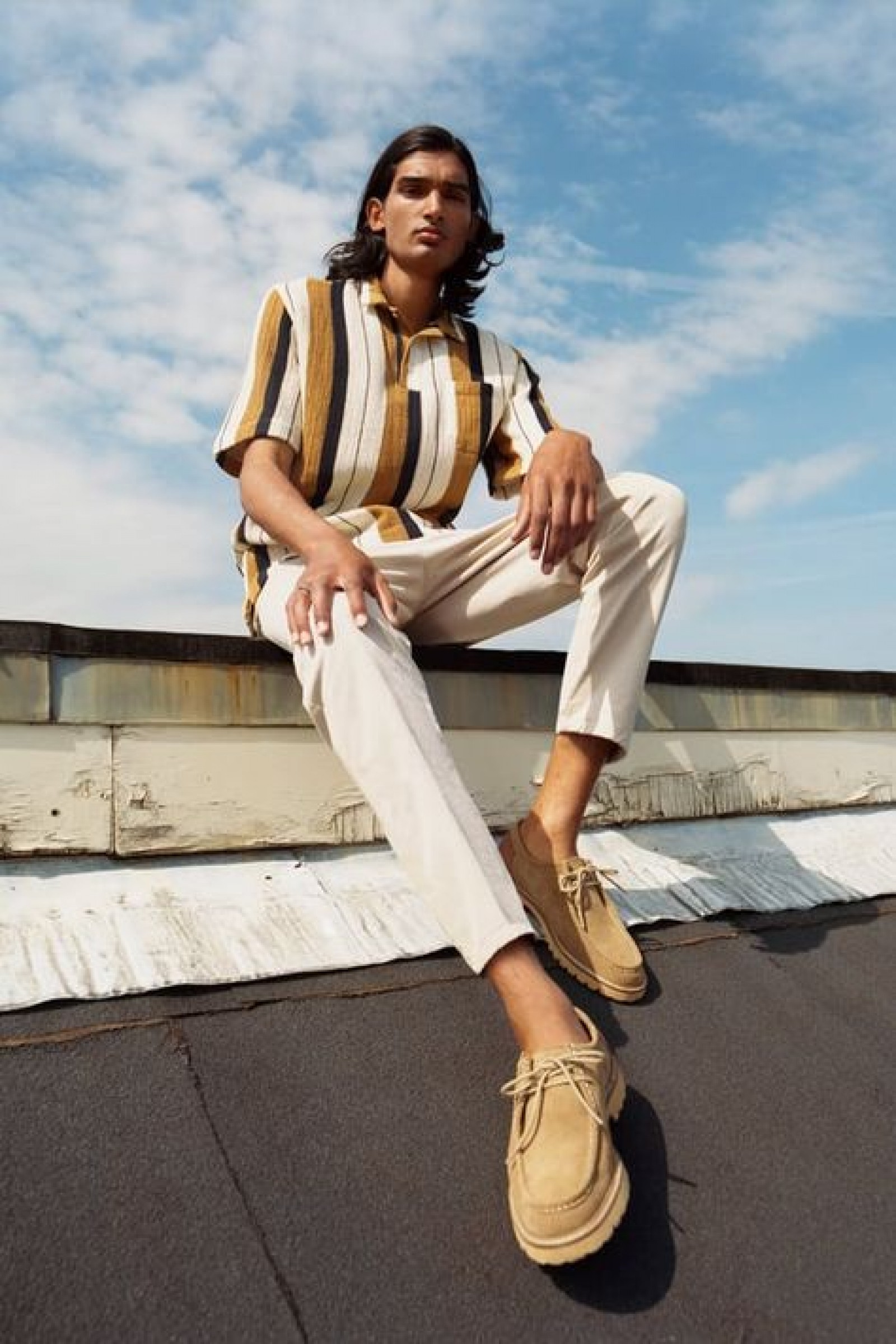 ÁO SƠ MI IN HOẠ TIẾT SỌC DỌC